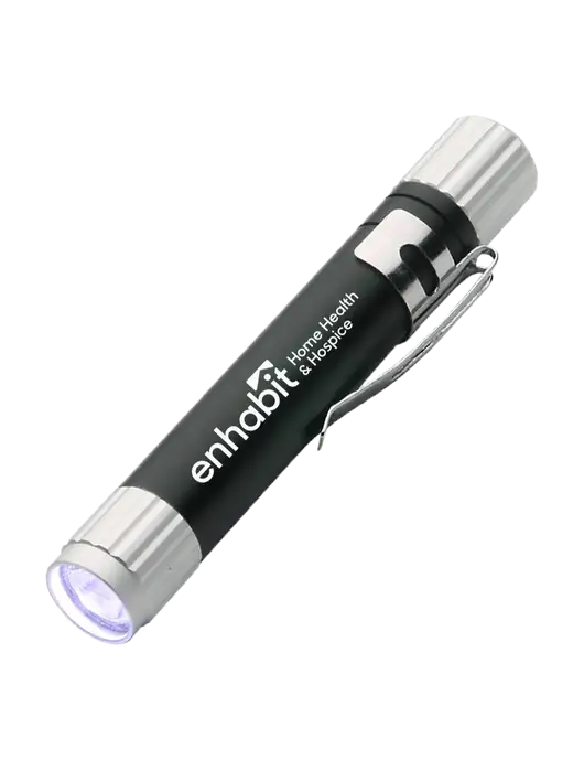 Enhabit Black Aluminum LED Penlight w/Enhabit Logo