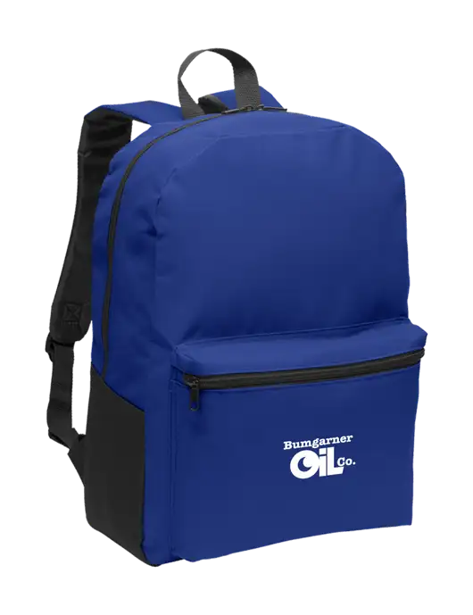 Bumgarner  Casual Twilight Blue Lightweight Laptop Backpack w/Bumgarner Oil Logo