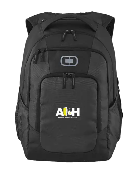 Access Healthcare OGIO Diesel Grey Logan Laptop Backpack
 w/Access Healthcare Logo