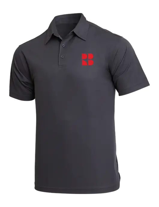 Rectenwald Brothers Charcoal Grey Dimension Polo w/RB Logo
