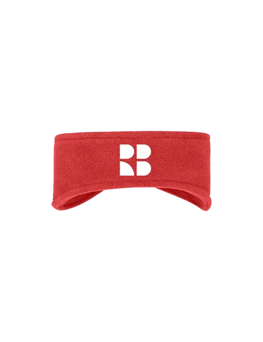 Rectenwald Brothers Red Stretch Fleece Headband w/RB Logo