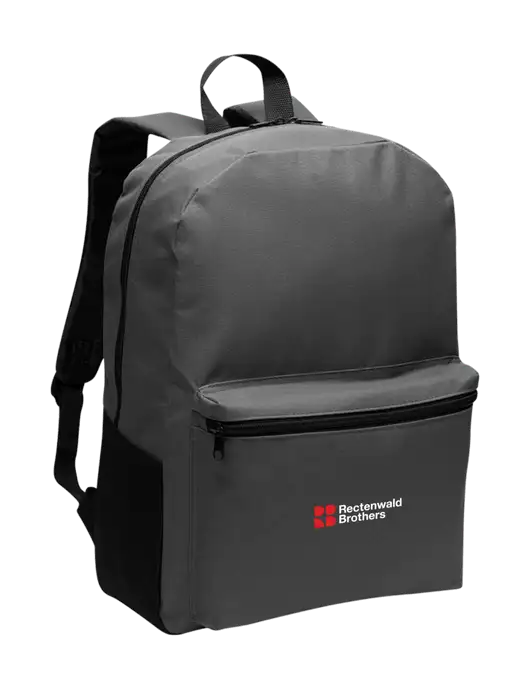 Rectenwald Brothers Casual Dark Charcoal Lightweight Laptop Backpack w/Rectenwald Brothers