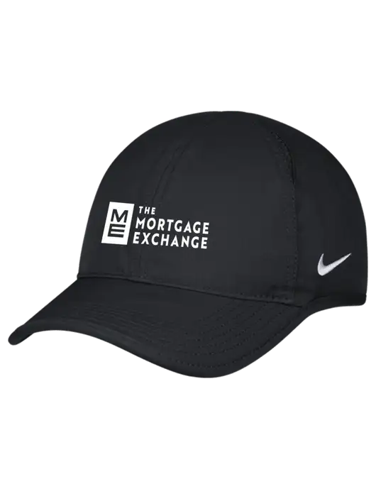 The Mortgage Exchange Nike Black Featherlight Cap w/Mortgage Exchange Logo