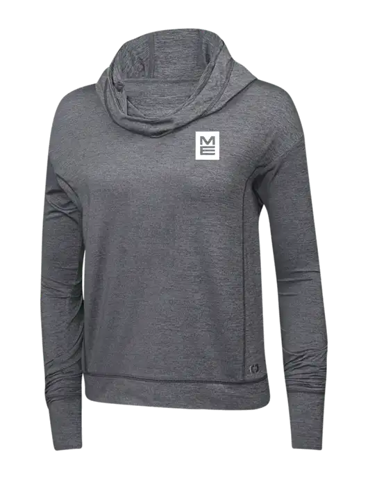 The Mortgage Exchange OGIO Gear Grey Heather Endurance Womens Force Hoodie w/ME Stacked Logo