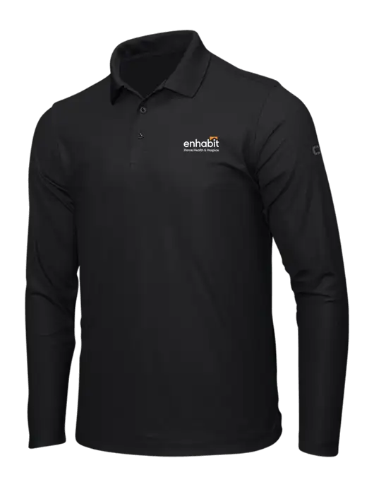 Enhabit OGIO Blacktop Caliber 2.0 Long Sleeve Polo w/Enhabit Logo