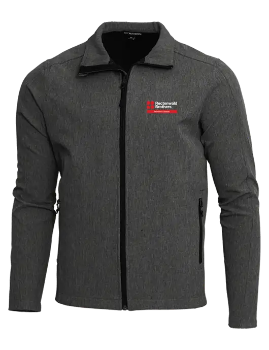 Rectenwald Brothers Medium Grey Heather Core Soft Shell Jacket w/Millwork Division