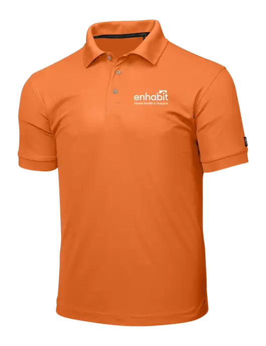 Enhabit OGIO Orange Caliber 2.0 Polo w/Enhabit Logo