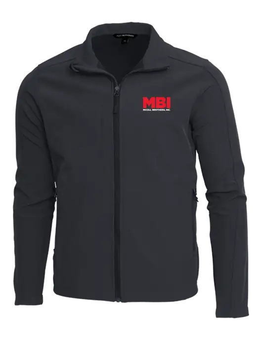 MBI Charcoal Grey Core Soft Shell Jacket w/MBI Logo