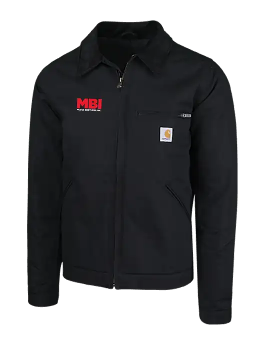 MBI Carhartt Black Duck Detroit Jacket w/MBI Logo