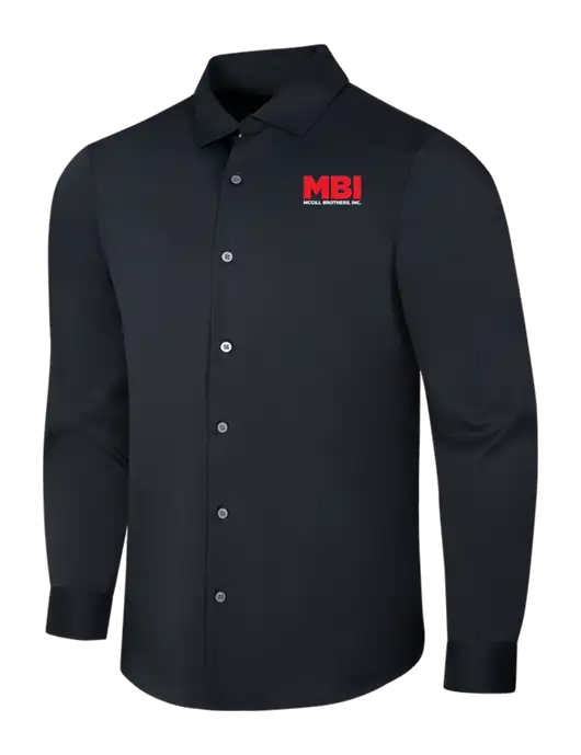 MBI Black City Stretch Shirt w/MBI Logo