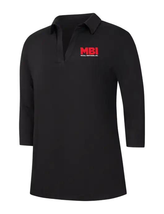 MBI Womens Black Luxe Knit Tunic w/MBI Logo