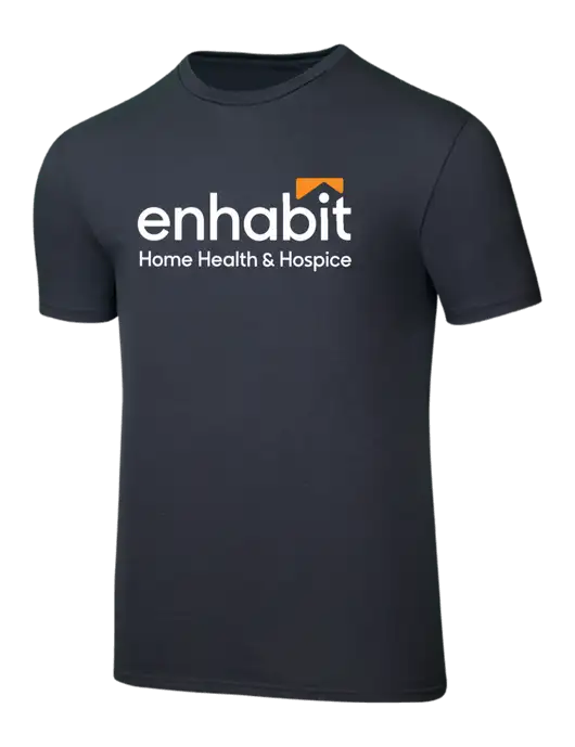 Enhabit Seriously Soft Charcoal T-Shirt w/Enhabit Logo
