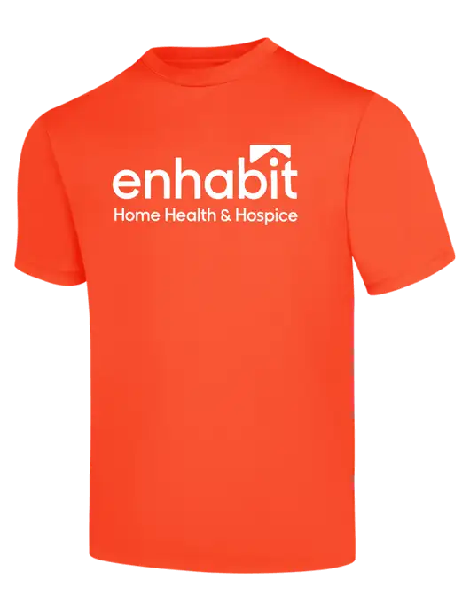Enhabit Orange PosiCharge Competitor Tee w/Enhabit Logo