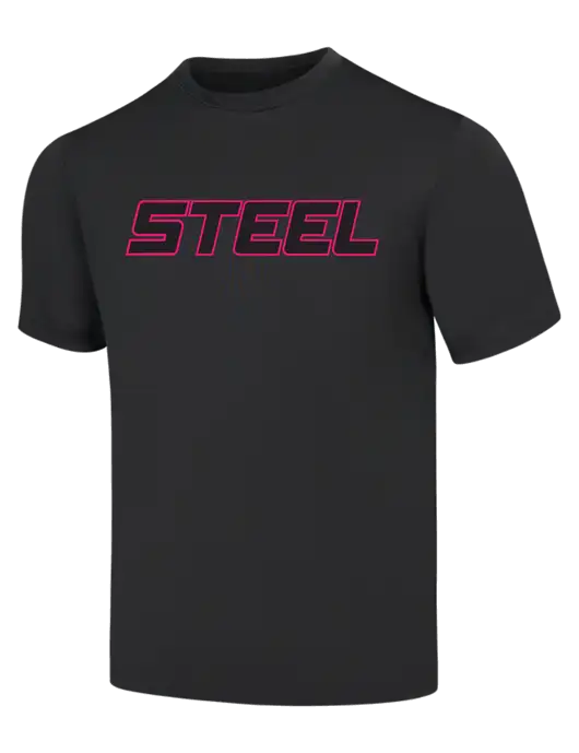 Steel Partners Black PosiCharge Competitor Tee w/Steel Partners Logo