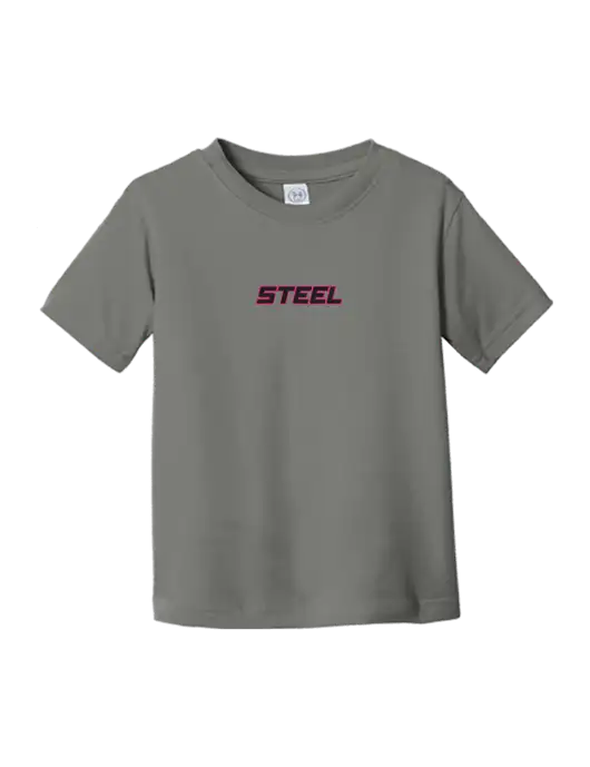 Steel Partners Rabbit Skins Charcoal Toddler Fine Jersey Tee w/Steel Partners Logo