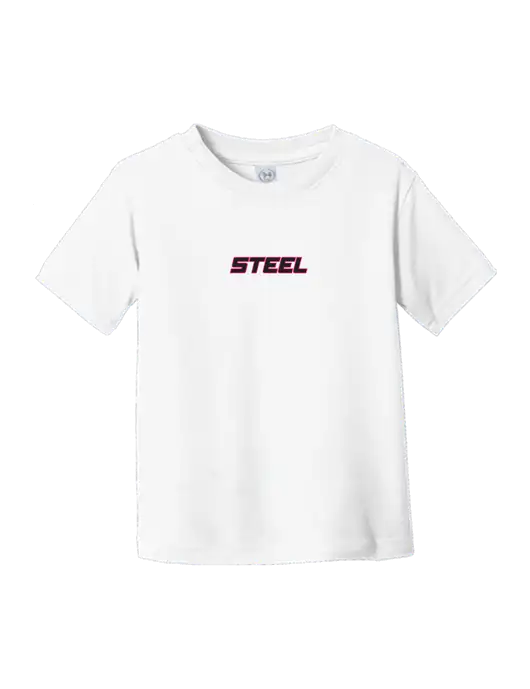 Steel Partners Rabbit Skins White Toddler Fine Jersey Tee w/Steel Partners Logo