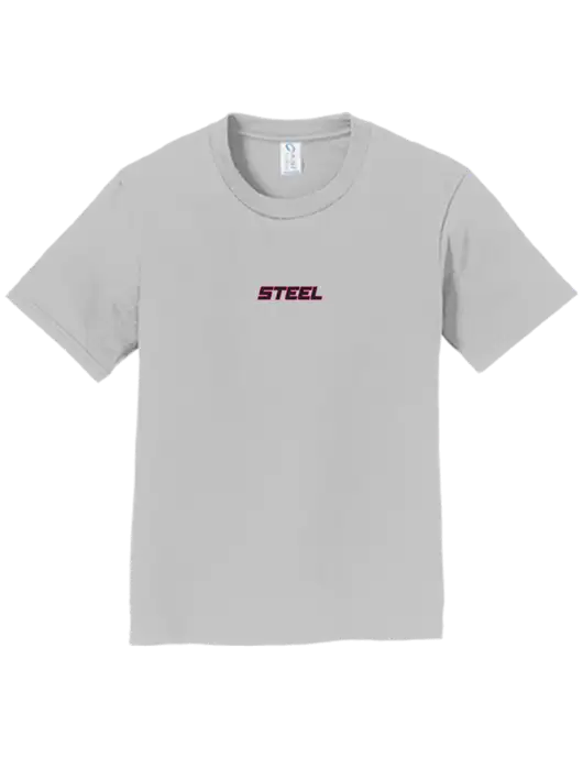 Steel Partners Youth Ring Spun Medium Grey 4.5 oz T-Shirt w/Steel Partners Logo