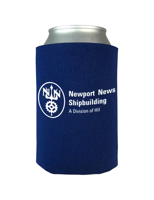 Newport News Navy Neoprene Coolie w/NNS Logo