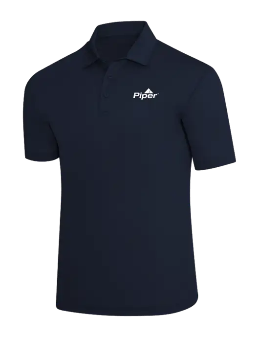 Piper Navy Silk Touch Performance Polo w/Piper Logo
