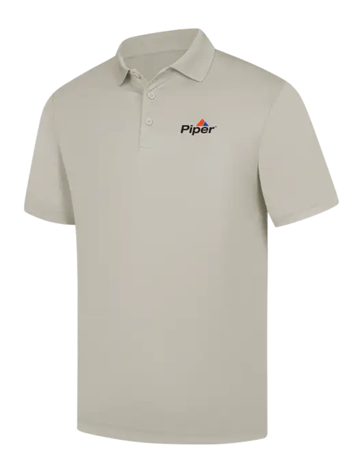 Piper Silver PosiCharge Competitor Polo w/Piper Logo