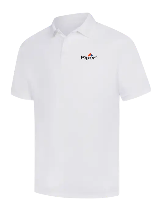 Piper White PosiCharge Competitor Polo w/Piper Logo