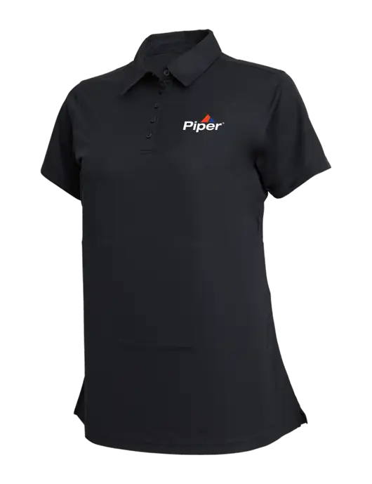 Piper Black Womens Dimension Polo w/Piper Logo