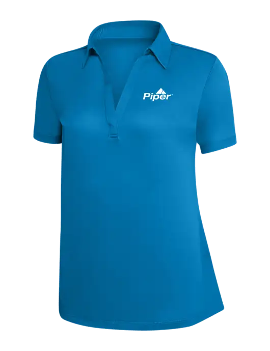 Piper Royal Blue Silk Touch Womens Performance Polo w/Piper Logo