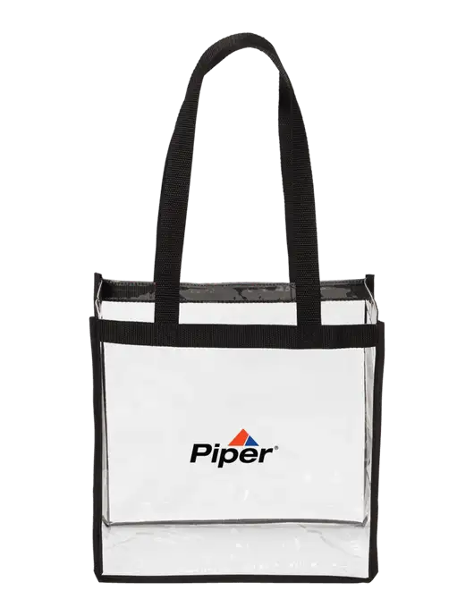 Piper Clear Stadium Tote w/Piper Logo