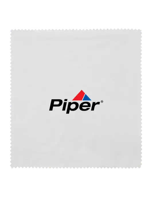 Piper Microfiber Cleaning Cloth, 6 x 6 w/Piper Logo