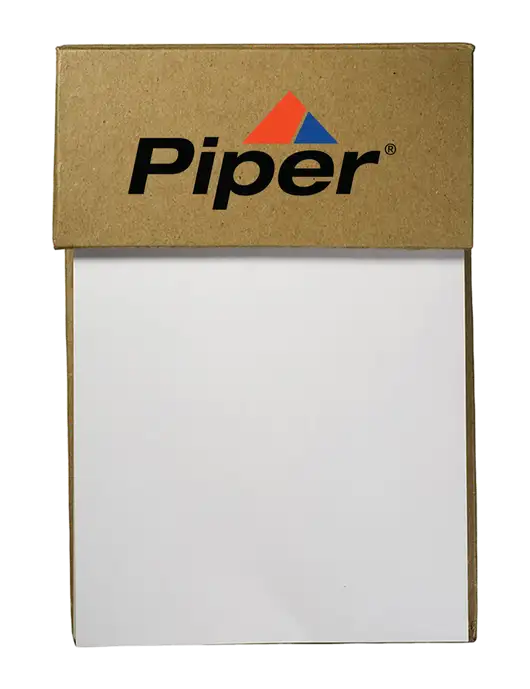 Piper Natural Sticky Flag Jotter Pad w/Piper Logo