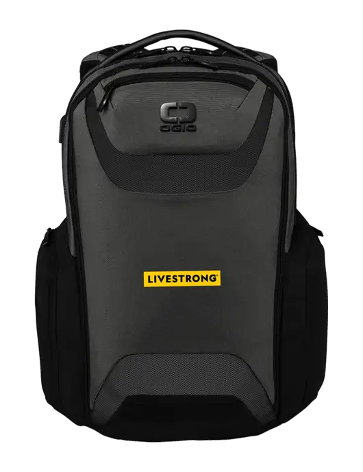 Livestrong OGIO Tarmac Charcoal Connected Pack w/LIVESTRONG Logo