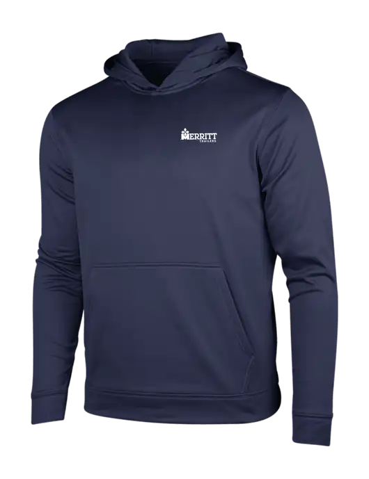Merritt Trailers Navy Sport-Wick Fleece Hooded Pullover w/Merritt Trailers Logo