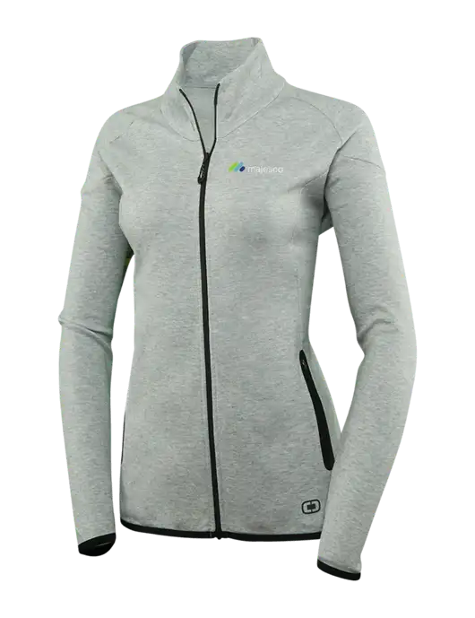 Majesco OGIO Light Grey Womens Endurance Origin Jacket w/Majesco Logo