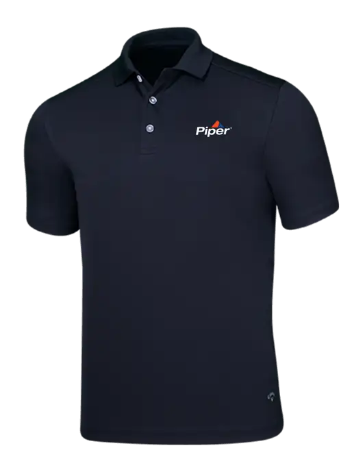 Piper Callaway Core Black Performance Polo w/Piper Logo