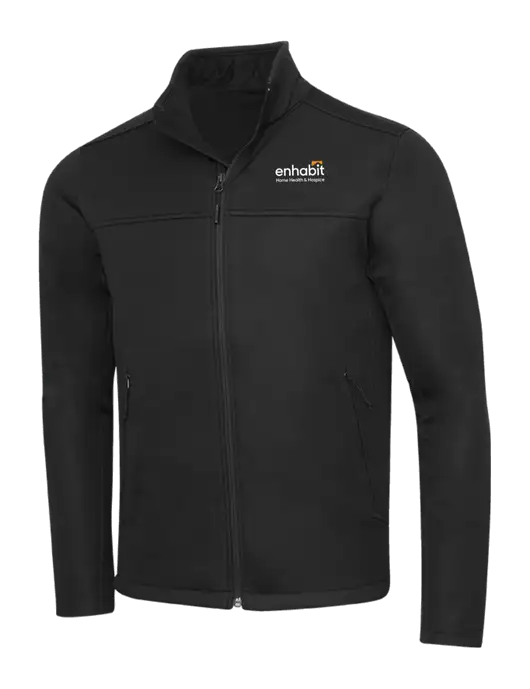 Enhabit North Face Black Ridgewall Soft Shell Jacket w/Enhabit Logo
