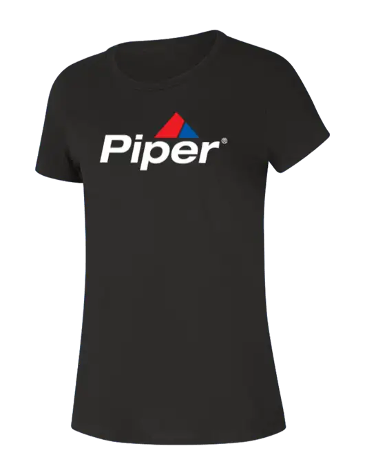 Piper Womens Seriously Soft Black T-Shirt w/Piper Logo
