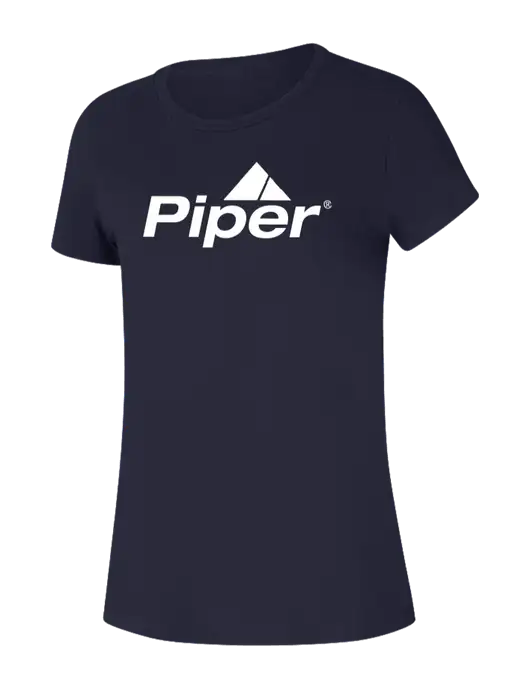 Piper Womens Seriously Soft New Navy T-Shirt w/Piper Logo