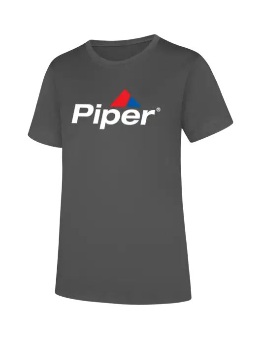 Piper  Womens Dark Grey PosiCharge Competitor Tee w/Piper Logo