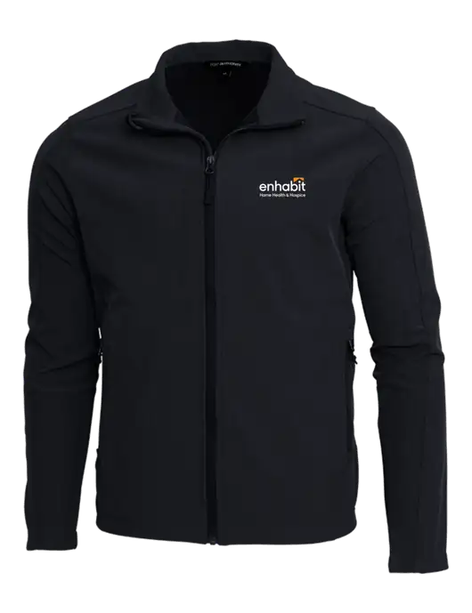 Enhabit Black Core Soft Shell Jacket w/Enhabit Logo