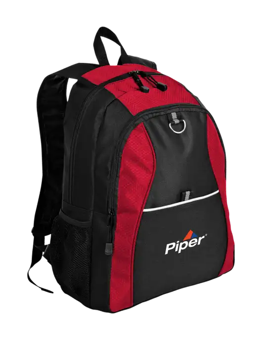 Piper Honeycomb Red/Black Backpack w/Piper Logo