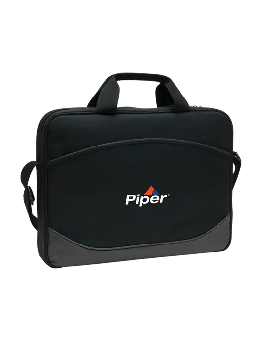 Piper Slim & Lite Dark Charcoal Laptop Case w/Piper Logo