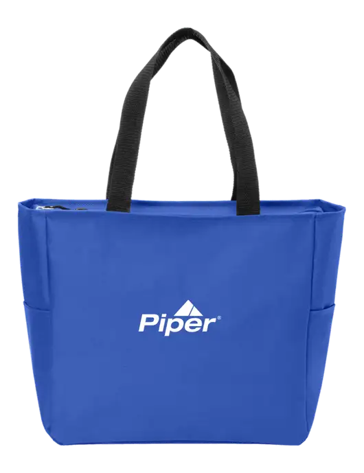 Piper Everyday True Royal Zip Tote  w/Piper Logo