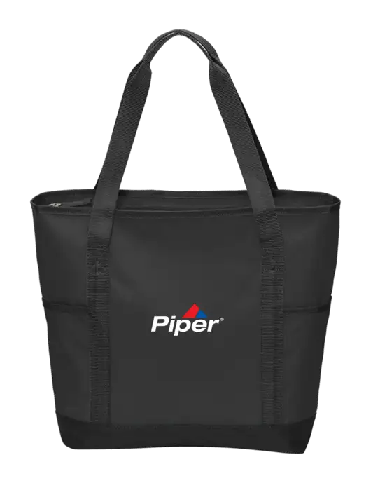 Piper On the Go Black/Black Tote w/Piper Logo
