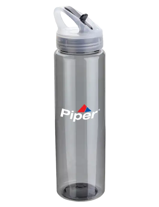 Piper Buddy Smoke 32 oz PET Bottle with Flip Lid w/Piper Logo