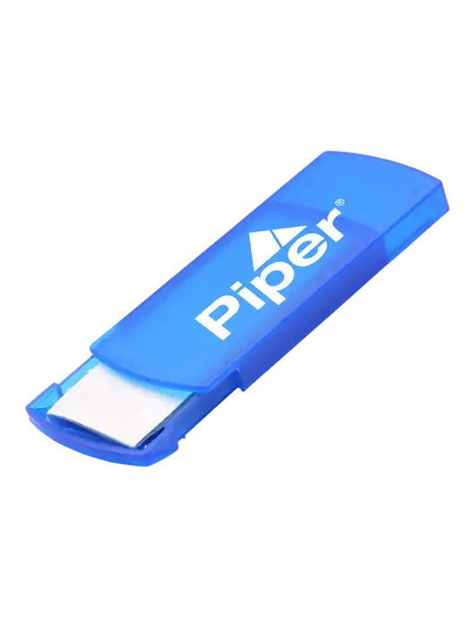 Piper Slide Right Blue Bandage Dispenser w/Piper Logo
