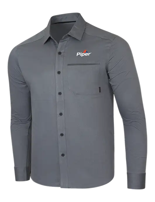 Piper OGIO Medium Grey Urban Shirt  w/Piper Logo