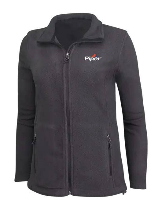 Piper Womens Fleece Dark Grey Jacket w/Piper Logo