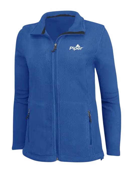 Piper Womens Dark Royal Fleece Jacket w/Piper Logo