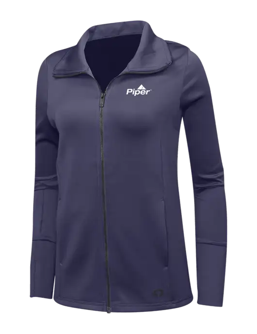 Piper OGIO Navy Womens Endurance Modern Performance Full-Zip w/Piper Logo