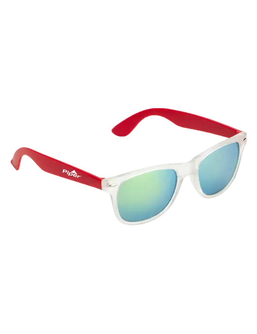 Piper Key West Red Mirrored Sunglasses w/Piper Logo